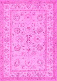 Oriental Pink Traditional Rug, tr1479pnk