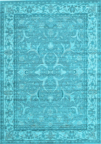 Persian Light Blue Traditional Rug, tr147lblu