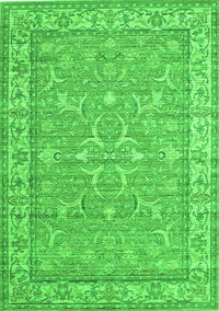 Persian Green Traditional Rug, tr147grn