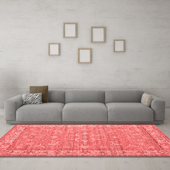 Traditional Red Washable Rugs