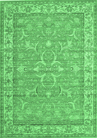 Persian Emerald Green Traditional Rug, tr147emgrn