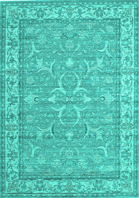 Persian Turquoise Traditional Rug, tr147turq