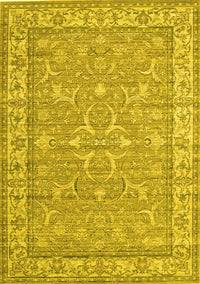 Persian Yellow Traditional Rug, tr147yw