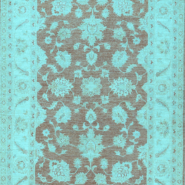 Oriental Light Blue Traditional Rug, tr1480lblu