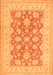 Oriental Orange Traditional Rug, tr1480org