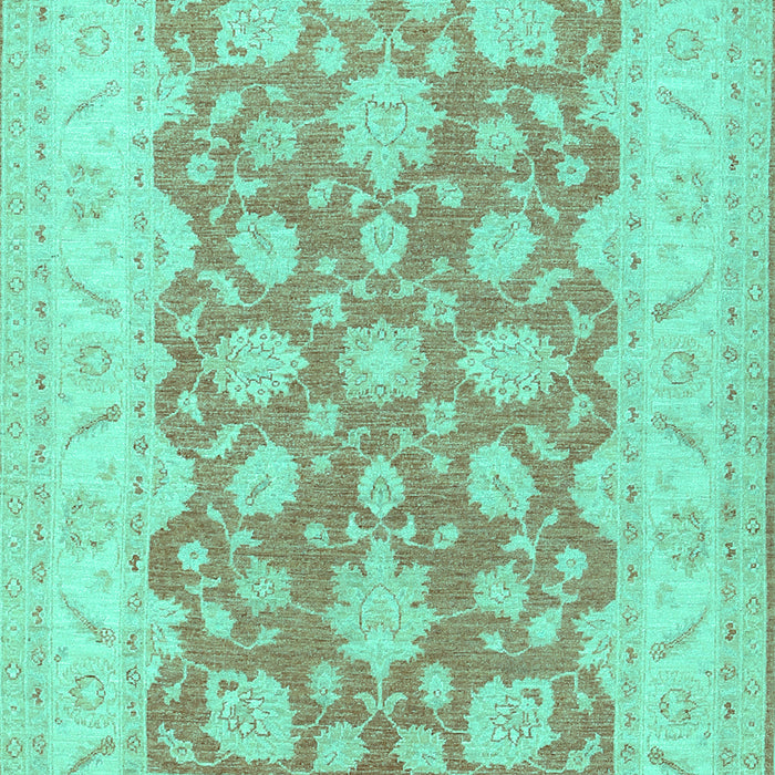 Oriental Turquoise Traditional Rug, tr1480turq