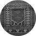 Square Persian Gray Traditional Rug, tr1481gry