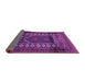Sideview of Persian Purple Traditional Rug, tr1481pur