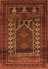 Persian Orange Traditional Rug, tr1481org