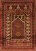 Persian Orange Traditional Rug, tr1481org