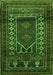 Persian Green Traditional Rug, tr1481grn