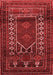 Persian Red Traditional Area Rugs