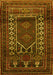Persian Yellow Traditional Rug, tr1481yw
