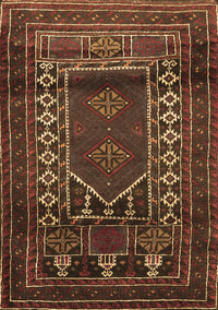 Persian Brown Traditional Rug, tr1481brn