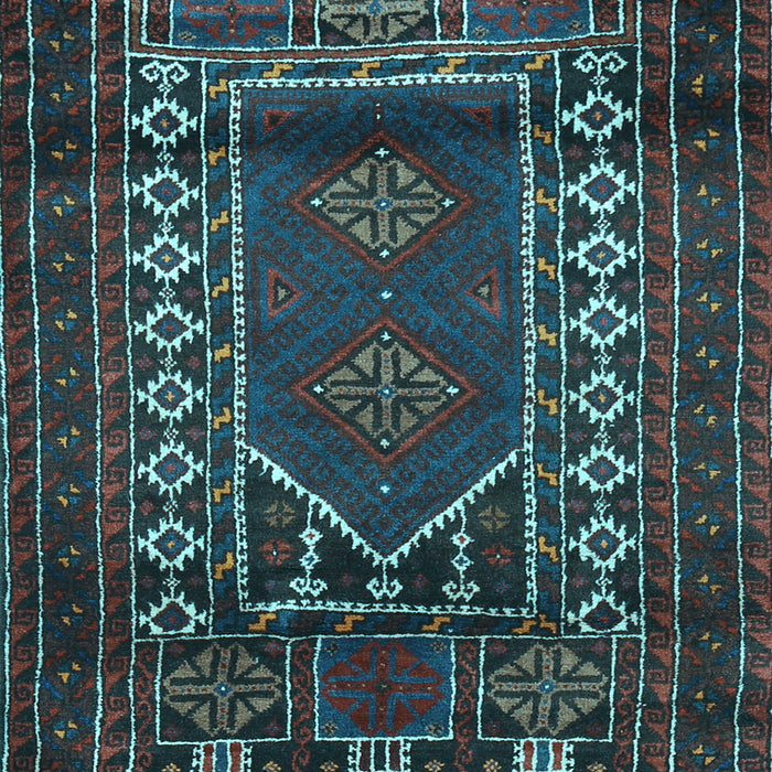 Persian Light Blue Traditional Rug, tr1481lblu
