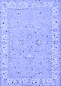 Oriental Blue Traditional Rug, tr1482blu