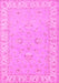 Oriental Pink Traditional Rug, tr1482pnk