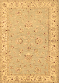 Oriental Brown Traditional Rug, tr1482brn
