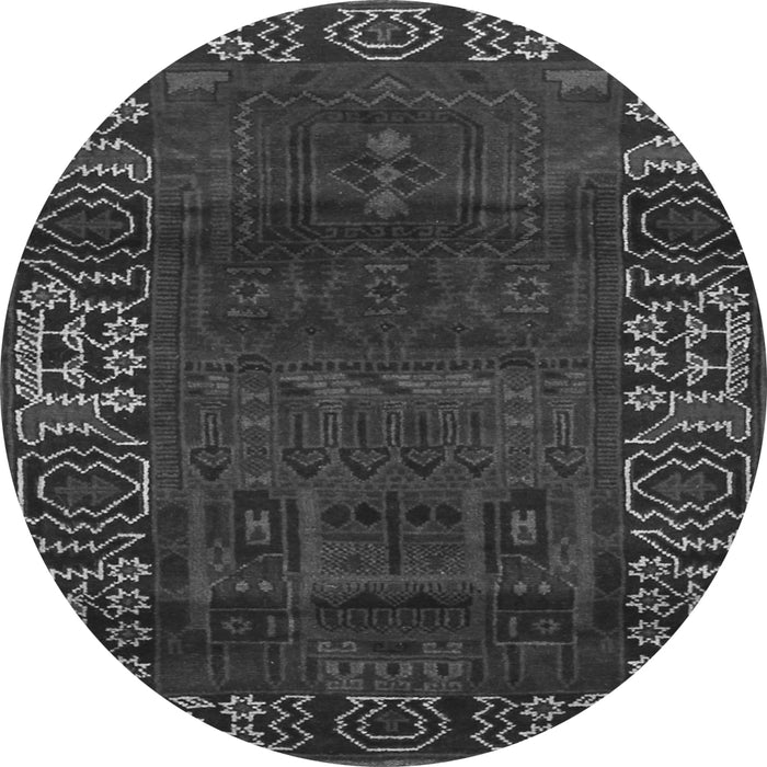 Square Persian Gray Traditional Rug, tr1483gry