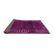 Sideview of Persian Pink Traditional Rug, tr1483pnk