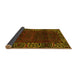 Sideview of Persian Yellow Traditional Rug, tr1483yw