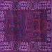 Square Persian Purple Traditional Rug, tr1483pur