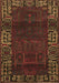 Machine Washable Persian Brown Traditional Rug, wshtr1483brn