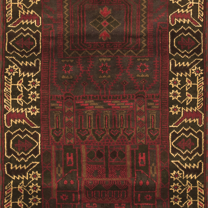 Persian Brown Traditional Rug, tr1483brn