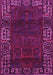 Machine Washable Persian Pink Traditional Rug, wshtr1483pnk