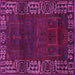 Square Persian Pink Traditional Rug, tr1483pnk
