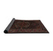 Sideview of Traditional Red Persian Rug, tr1484