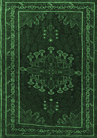 Persian Emerald Green Traditional Rug, tr1484emgrn