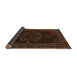 Sideview of Persian Brown Traditional Rug, tr1484brn