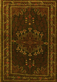 Persian Yellow Traditional Rug, tr1484yw