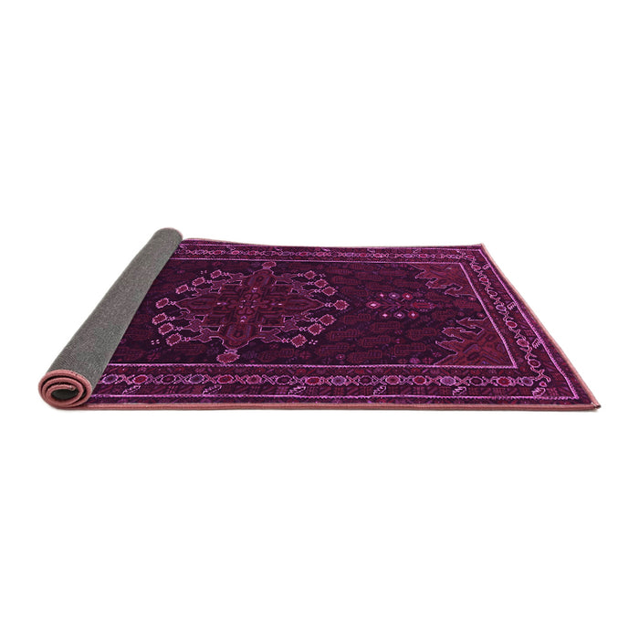 Sideview of Persian Pink Traditional Rug, tr1484pnk