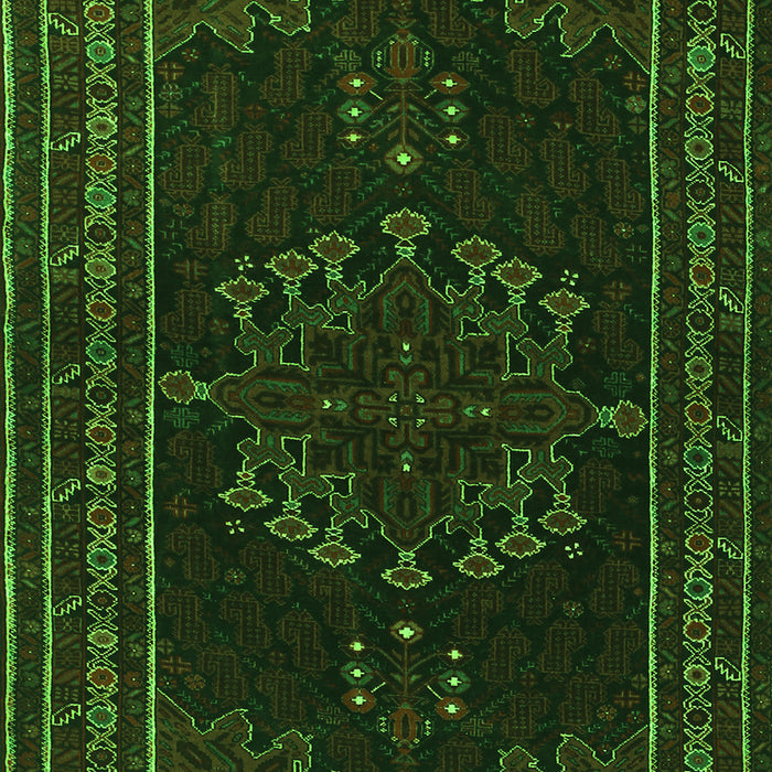 Persian Green Traditional Rug, tr1484grn