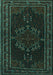 Persian Turquoise Traditional Rug, tr1484turq
