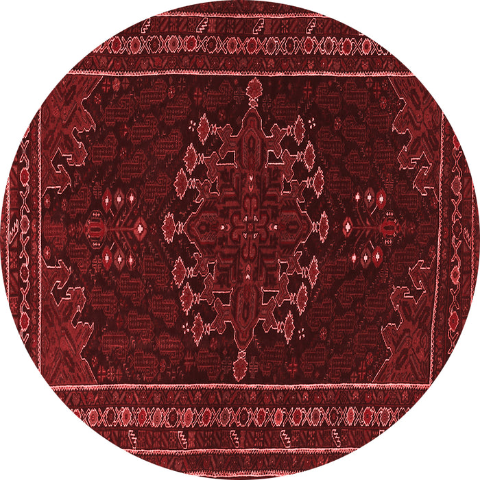 Machine Washable Persian Red Traditional Rug, wshtr1484red