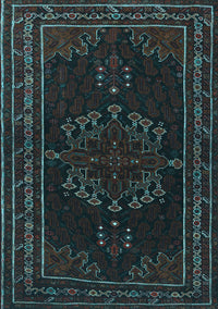 Persian Light Blue Traditional Rug, tr1484lblu