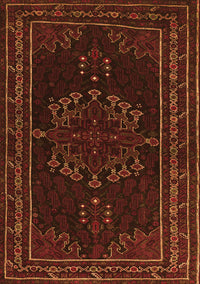 Persian Orange Traditional Rug, tr1484org