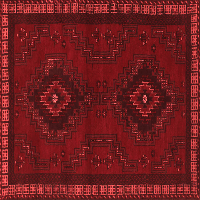 Machine Washable Persian Red Traditional Rug, wshtr1485red
