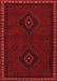Persian Red Traditional Area Rugs