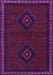 Machine Washable Persian Purple Traditional Area Rugs, wshtr1485pur