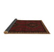 Sideview of Persian Brown Traditional Rug, tr1485brn