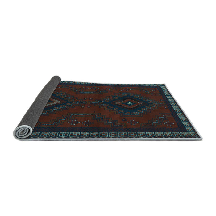 Sideview of Persian Light Blue Traditional Rug, tr1485lblu