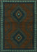 Persian Turquoise Traditional Rug, tr1485turq