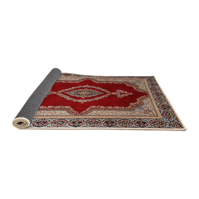 Sideview of Traditional Red Persian Rug, tr1486