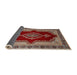 Sideview of Traditional Red Persian Rug, tr1486