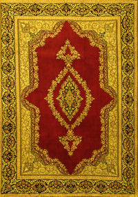 Persian Yellow Traditional Rug, tr1486yw