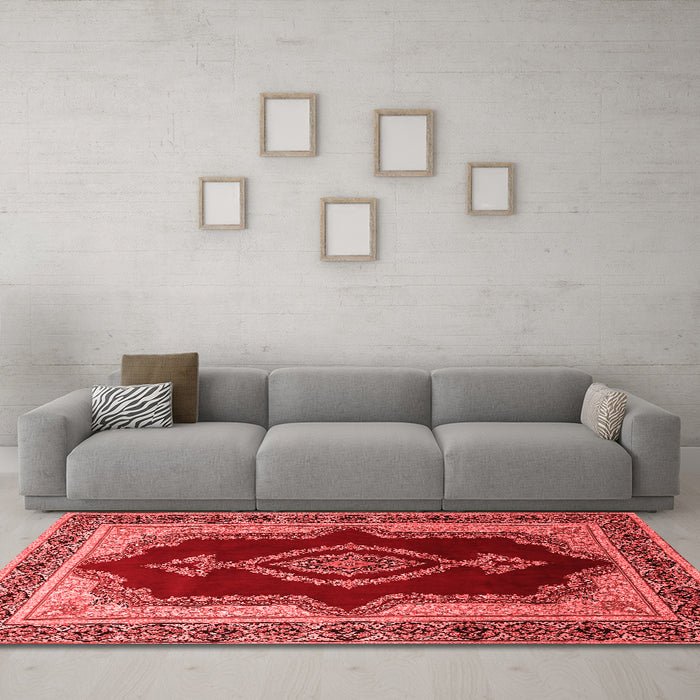 Traditional Red Washable Rugs